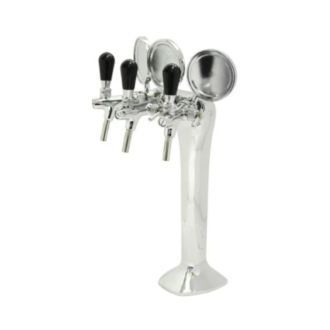 Metal tower KOBRA for 4 taps Chrome